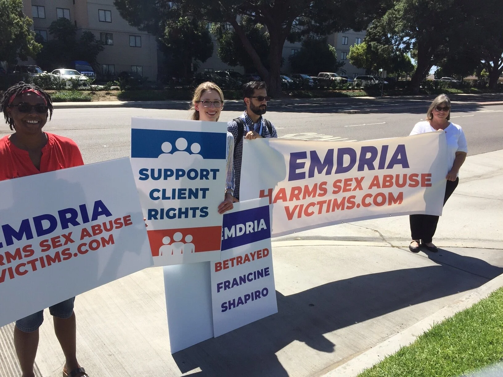 EMDRIA protest and advocacy photo