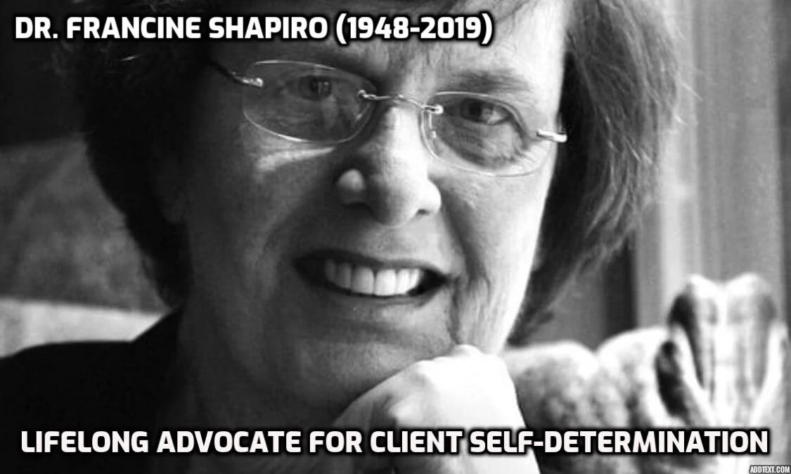 Dr. Shapiro quote about client-centered therapy